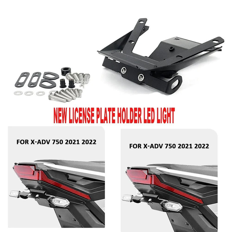 Honda X-ADV 750 FORZA 750 Plate Bracket Rear Light Support (2021–2022)