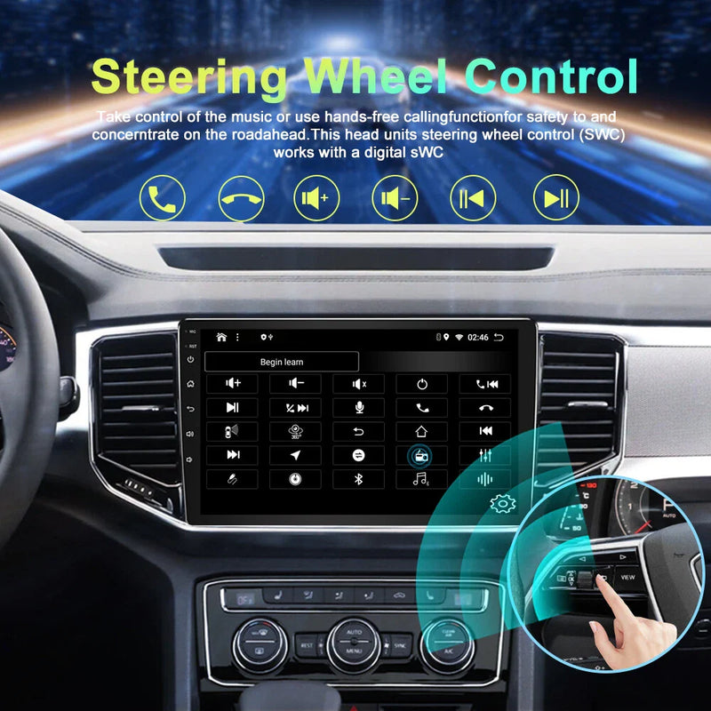 Toyota Prado Apple CarPlay Android Auto Head Unit BT Radio (2003-2009)