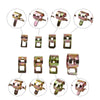 80pcs Automotive Vacuum Fuel Hose Pinch Spring Clip Clamp Fastener UK