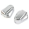 Harley Softail FLSTC FLSTN Rear Axle Covers  Chrome (2000-2017)