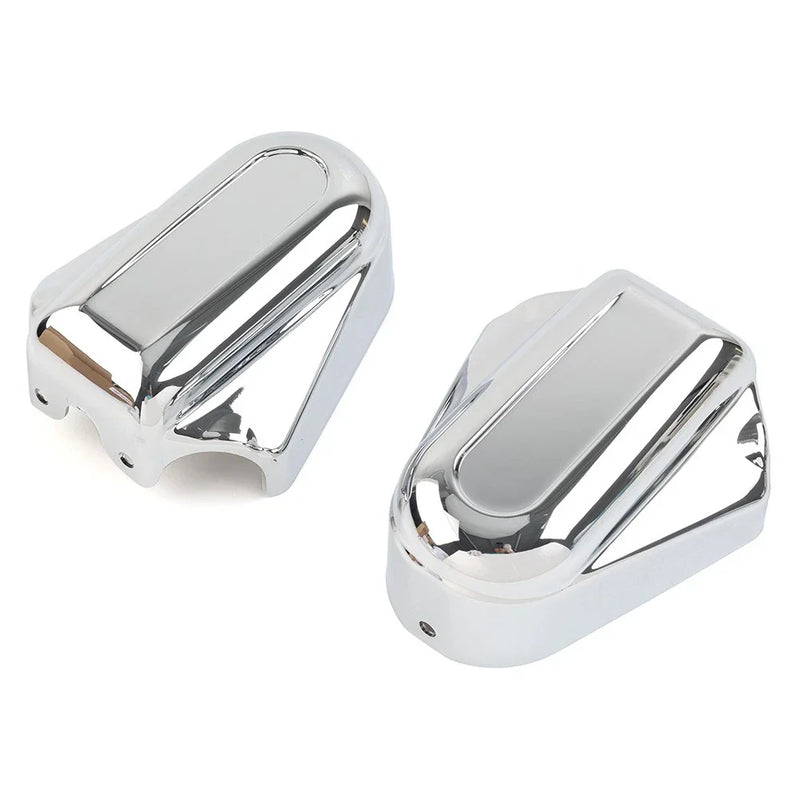 Harley Softail FLSTC FLSTN Rear Axle Covers  Chrome (2000-2017)