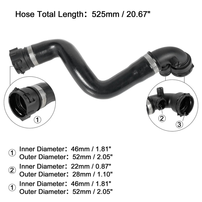 BMW X5 Water Hose Radiator Coolant (2001 - 2006)