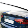 Audi A4 B8.5 Sedan Black Boot Lip Spoiler (2012-2015)