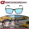 Motorcycle Riding Goggles / Green Lens Black Frame / Tri-acetel Cellulose