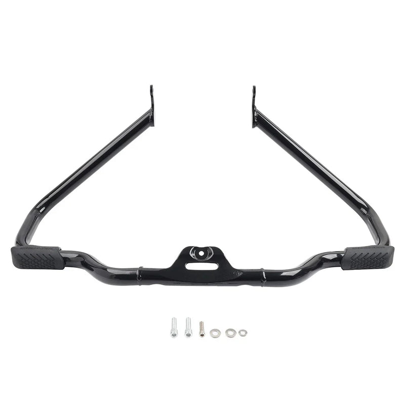 Harley Softail Fat Boy (2018-2024) Black Front Engine Guard Crash Bar