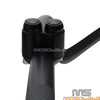 Harley - 2x Black 1" Hand Control Dual Button Momentary Switch