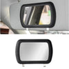 Car - Cosmetic Mirror x1 Black Clip-on Sun Visor Vanity Mirror