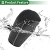 Volvo S80 (2007-2012) Black Grey Faux Leather Car Gear Shift Knob Cover