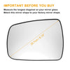 KIA Sorento Left Side Heated White Mirror Glass (2009-2014)