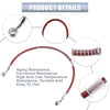 Motorcycle Hydraulic Brake Line / 10mm / Oil Hose Pipe Stainless Steel Red