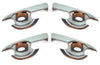 Mazda BT50 4 x Chrome Door Handle Bowls (2012-2015)