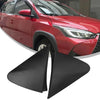 Toyota Yaris Side Mirror Triangle Corner Cover Trim / Pair / Perfect Fit Black