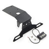 KAWASAKI Ninja H2 SX Black Steel License Plate Holder (2019-2021)