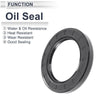 Car Oil Seal Rotary Shaft Seal 70x105x12mm Black 5 Pcs