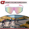 Motorcycle Riding Goggles Pink Lens White Frame Tri-Acetyl Cellulos PC