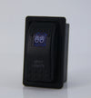 Dual LED Backlit Rocker Switch Spot Lights