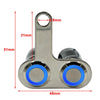 Handlebar Adjustable Mount Waterproof 12V Green LED Motorcycle Switch