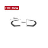 BMW F20 F22 F30 F32 F10 F06 2 x Black Leather Steering Wheel Covers (2011-2020)