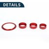Jeep Gladiator JT (2020-2023) 8 Pcs AC Media Headlight Switch Knob Cover