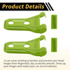 Jeep Wrangler JL JLU (2018-2024) - Plastic Green Engine Hood Hinge Covers