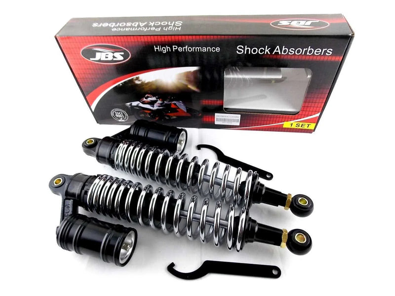 Yamaha XT500 380mm JBS Rear Air Nitrogen Cell Shock Absorbers (1976-1980)