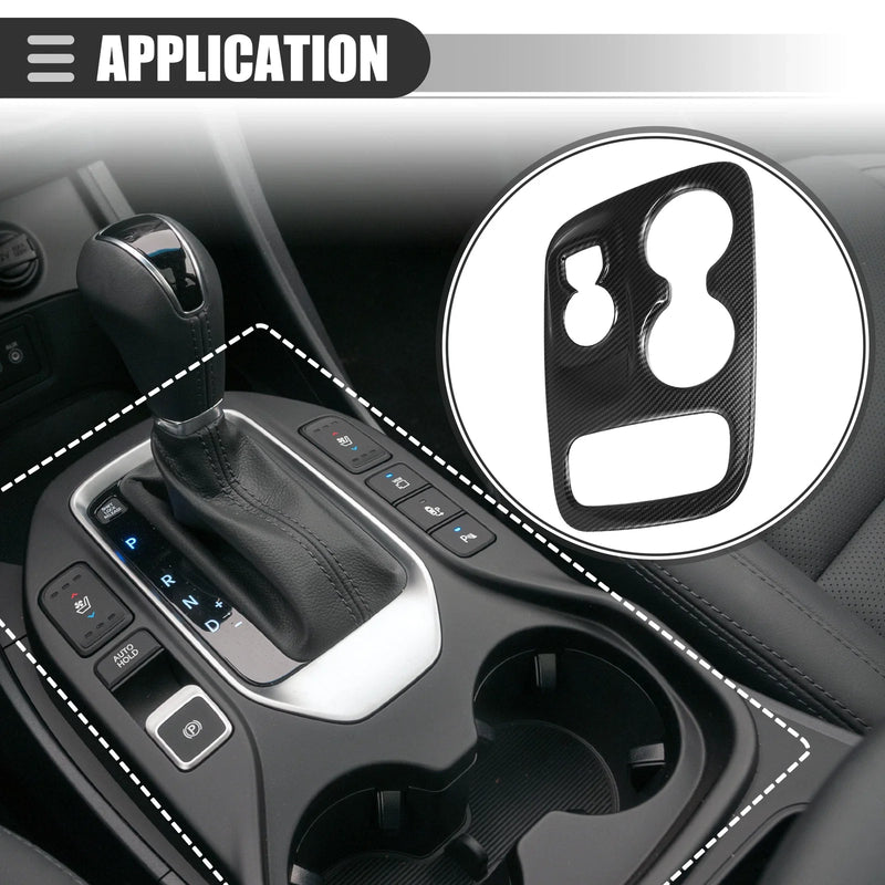 Dodge Durango Carbon Fiber Central Control Gear Shift Panel Trim (2014-2017)