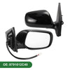 Toyota Corolla Right Side Door Mirror Manual Folding Gloss Black (2009-2013)