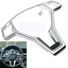 Mercedes Benz W176 W204 W212 Silver Steering Wheel Cover Trim (2012-2014)