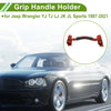 Jeep Wrangler 1987-2021 - Red 2 x Handles Roll Bar Grab Handles