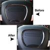 Dodge Challenger Charger Black Steering Wheel Center Ring Cover Trim (2015-2019)