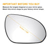 Hyundai i30 Right Side Heated White Mirror Glass (2007-2012)