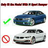 BMW F32 F33 F36 M Sport Bumper Lip & Rear Diffuser Splitter (2014-2020)