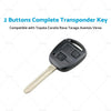 Toyota Corolla, RAV4, Tarago, Avensis, Verso Remote Car Key Fob