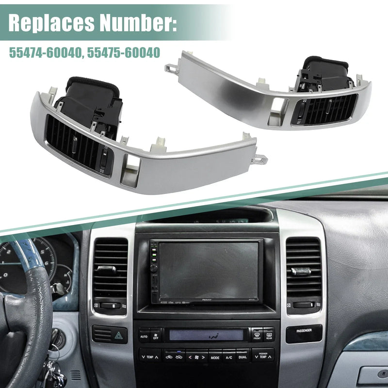 Toyota Land Cruiser Prado A/C Air Vent Outlet Panel Assembly (2009-2023)