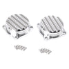 Triumph Scrambler / Thruxton 900 2 x Silver Carburetor Covers (2008-2015)