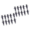 Honda 50 x Nylon Front Bumper Skirt Side Garnish Clips