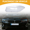 BMW 528i 1 Pc Front Left Headlight Lens Cover (2011)