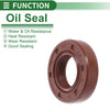 Oil Seal 15x28x7mm Brown 5 Pcs