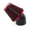 Motorcycle - Red 48mm Air Intake Filter Cleaner