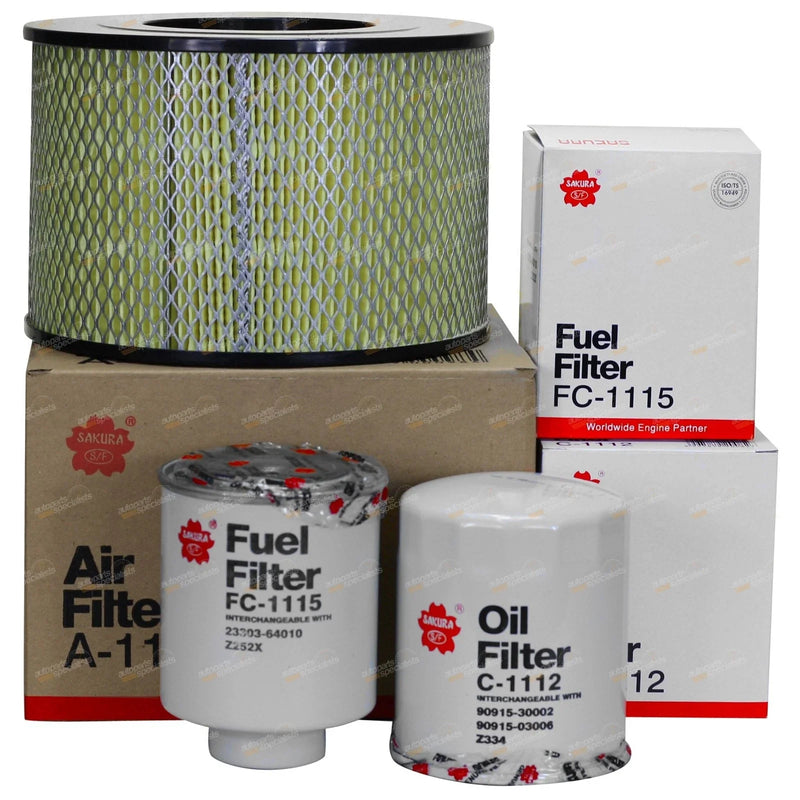 Toyota Hilux LN147 / 167 / 172 Oil Air Fuel Filter Service