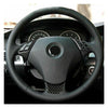 BMW 5 E60 E61 Carbon Fiber Steering Wheel Button Trim Cover (2005-2010)
