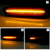 BMW E46 Yellow Sequentia Smoked LED Side Marker Light Lamp