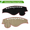 Honda Odyssey (2009-2014) Sun Protector Pad Black Red Dash Cover Mat
