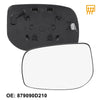 Toyota Yaris Left Side Rear View Mirror Glass Black (2006-2011)
