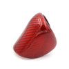 Lexus IS ES GS 2014-2018 Red Carbon Fiber Gear Shift Knob Cover Trim Fit