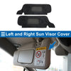 Ford Mustang Carbon Fiber Black Sun Visor Covers
