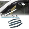 Toyota Sienna 2021-2024 Side Vent Visor Black 1 Set Window Deflectors