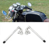 Universal Cafe Racer - Silver 35MM 7/8" Clip-On Handlebar