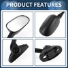 Honda CBR600RR Set of 2 Motorcycle Rear View Mirrors (2003-2012)