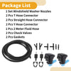 Ford Fiesta (2011-2022) with Gaskets Windshield Washer Nozzle Kit